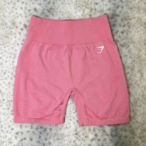 Brand New Gymshark Vital Seamless 2.0 Shorts in Pink Marl (Size Large)